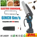 Für 18V Bosch Akku Kettensäge Mini Elektro Motorsäge Handkettensäge Kette 6Zoll
