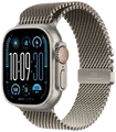 Apple Watch Ultra 2 2024 LTE Natur Titan 49mm Milanaise Armband Titan M MX5R3