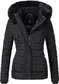 Navahoo Steppjacke Miamor hochwertige Winterjacke m. voluminöser Kunstpelz-Kapuze