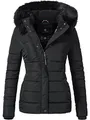 Navahoo Damen Winterjacke Miamor Schwarz Gr. XL