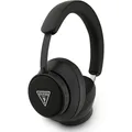Guess Over-ear headphones Bluetooth ENC Saffiano Triangle Logo black (ANC, 45 h, Kabellos) (GUBHC15PGMRTRK)