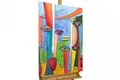KunstLoft® Acryl Gemälde 'Farben der Gesellschaft' 60x90cm | Bild handgemalt