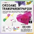 folia Faltblätter transparent 10 x 10 cm mehrfarbig 500 Blatt 825/1010