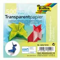 Folia 825 Folding Sheets, tracing Paper, 10 x 10 cm, Multi-Coloured