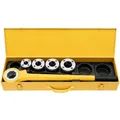 REMS eva Set 1/2+3/4+1+1 1/4 Hand Gewindeschneidkluppe mit Tragkasten