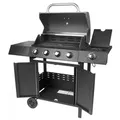 RIBEYE Gasgrill mit 4 Hauptbrennern plus Seitenkocher | aus rostfreier Stahl