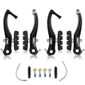 CNCLOL Fahrrad V Bremse,Fahrrad VBrake,Aluminium Fahrrad Bremsen Set für City...