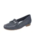 Rieker Damen Slipper 40065-15 beige Gr. 36