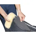 HKM Lammfell Korrektur Sattelkissen mit Taschen und  Einlegepads Größe Full