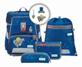 Step by Step Schulranzen-Set Space Playmobil „Novelmore Arwynn“ 5-teilig, ergonomischer Tornister, höhenverstellbar mit Hüftgurt, für die Grundschule, ab der 1. Klasse, 20L, blau, Novelmore-Design