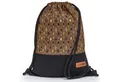 By Bers Turnbeutel Leon By Bers Turnbeutel Beutelrucksack Freizeitrucksack (Tagesrucksack Turnbeutel Beutelrucksack Freizeitrucksack für Strand Sport Festival Freizeit Alltag Einkauf aus Baumwolle Innentasche Schlüsselband), robuste hochwertige Baumwolle - bestens verarbeitet