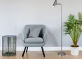Dimmbare hohe LED Stehleuchte minimalistisches Design für hinter Sofa Wohnzimmer