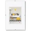 walther design Bilderrahmen, Transparent, Glas, 29.7x41.9x0.9 cm, Bilder und Zubehör, Bilderrahmen, Rahmenlose Bilderrahmen