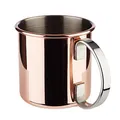 APS 93310 Becher MOSCOW MULE, Ø 9 cm, Höhe 9 cm, 0,45 Liter Edelstahl, Kupfer-Look, hochglanzpoliert