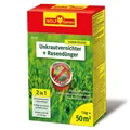 Unkrautvernichter Rasendünger 2in1 Granulat 1kg für 50m² Langzeitwirkung