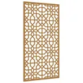 Garten-Wanddeko 105x55 Cm Cortenstahl Maurisches Design Gartendekoration