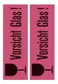 Herma 5739 5739 Hinweisetiketten Vorsicht Glas 39x118 mm