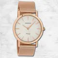 Oozoo Damen Armbanduhr Timepieces Analog Metall rosegold UOC9993A