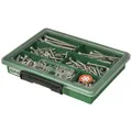 SPAX Sortimentskoffer, BxHxT: 17,5 x 3,4 x 12,7 cm, grün - gruen