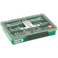 Spax Schraubenset T-STAR Plus 4000001991159, 7 verschiedene Größen, WIROX, 245-teilig, 50 Stück