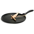 Klamer Crepe-Pfanne, Schwarz, Metall, Kochen, Pfannen, Crepespfannen