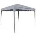 HI Faltbares Partyzelt 3 x 3 m Anthrazit