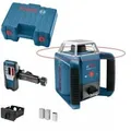 Rotationslaser GRL 400 H Professional blau/schwarz, rote Laserlinie, mit Laser-Empfänger LR 45, in L-BOXX