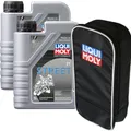 Liqui Moly 2T Motoröl Mischöl 2x 1L 2-Takt Motorbike Street Motorrad + Tasche