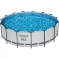 Bestway Steel Pro MAX™ Frame Pool Komplett-Set mit Filterpumpe Ø 457 x 122 cm