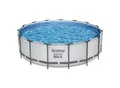 Bestway Pool, Blau, Grau, Metall, Kunststoff, Mosaik, 122 cm, Freizeit, Pools und Wasserspaß, Pools, Aufstellpools