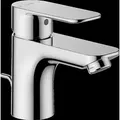 Hansa - Basic Einhebelmischer Waschtischbatterie 5540 Ablaufgarnitur Mit Zugstange Ausladung 101mm Dn15 Chrom