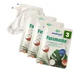 Medosan Fußmaske Fußmaske, 3 Paar Super-Sparpack, Korean Skincare