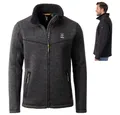 Linea Primero Trekkingjacke LPO - hochwertige, flauschige Double Face Fleecejacke James, navy