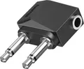 Audio-Adapter, 2x 3,5-mm-Klinken-St. Mono - 3,5-mm-Klinken-Kuppl. Ster