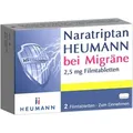 Naratriptan Heumann bei Migräne 2,5 mg Filmtabletten