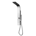 Marwell Duschpaneel "Tron", Höhe: 150 cm, Aluminium - braun