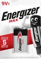 Energizer Batterie MAX -9V  6LR61 E-Block               1St.