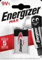 Energizer Max - 9V - Einwegbatterie - 9V - Alkali - 9 V - 1 Stück(e) - Schwarz - Grau (E301531800)