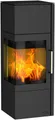 Fireplace Kaminofen »Royal Stahl«, 6,6 kW, Zeitbrand, Eckmodell