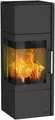 Kaminofen FIREPLACE ""Royal Stahl"", schwarz, Kaminöfen, Kaminofen, Eckmodell