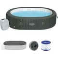 LAY-Z-SPA Mauritius AirJet XXL-Whirlpool 270 x 180 x 71 cm oval