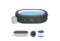 Bestway Whirlpool LAY-Z-SPA® Mauritius AirJet™, Austellbecken, (Set, mit App-Steuerung, max. 7 Personen), 270 x 180 x 71 cm
