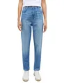 MUSTANG Damen Jeans Charlotte Tapered Fit - Blau - Light Blue Denim W26-W34, Größe:27W / 32L, Farbvariante:Light Blue Denim 5000-402