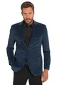 JP 1880 Herren große Größen Übergrößen Menswear L-8XL Sakko Sol, Samt, Smoking-Sakko dunkel Marine 60 823704730-60