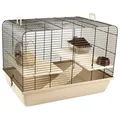 Flamingo Kleintierkäfig Hamsterkäfig Milo 2 beige beige