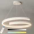 Ailiebe Design® LED Pendelleuchte Dimmbar mit Fernbedienung moderne Esstischlampe Deckenleuchte 40-120cm verstellbar 42w 3800lm mit Memory-Funktion CP