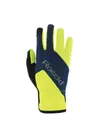 Roeckl Zarasai Kinder Winter Fahrrad Handschuhe lang fluo gelb/blau 2026 5 Unisex