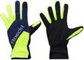Roeckl Zarasai Kinder Winter Fahrrad Handschuhe lang Fluo gelb/blau 2026: Größe: 5