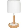 Tomons Tischlampe LP04003, weiß mit LED, mit Netzstrom, 300 Lumen / 4 W, dimmbar, für innen