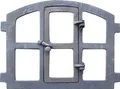 Stallfenster Fenster zum Öffnen Scheunenfenster grau Eisenfenster Antik-Stil